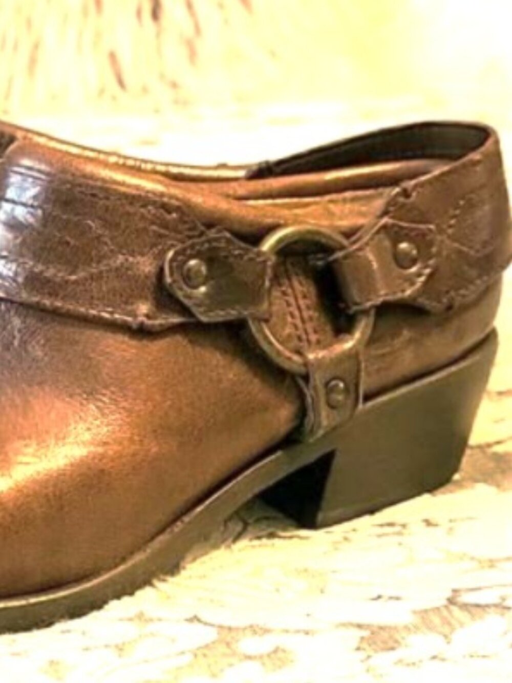 Frye Boots Harness Mules Size 8.5